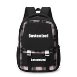 Customized Girl's Nylon School Backpack 17" Backpack Waterproof Multiple Pockets