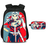 Kids' Demon Slayer School Backpacks with Pencil Case 2 Pieces Set Gift for Kids