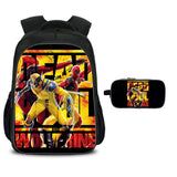 Kids' Deadpool & Wolverine School Backpacks with Pencil Case 2 Pieces Set 2024 New Merch
