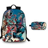Venom 15" Backpack with Pencil Case Kids' School Merch 2 Pieces Combo