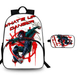 Spiderman 15" Backpack with Pencil Case Kids' School Merch 2 Pieces Combo