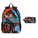 Kids' Demon Slayer 18" USB School Backpack with Pencil Case 2 Pieces Combo
