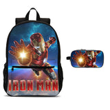 Kids' Iron Man 18" USB School Backpack with Pencil Case 2 Pieces Combo