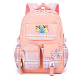 Girl's Princess 17" School Backpack Multiple Front Pockets Fashion Backpack Kid's Gift