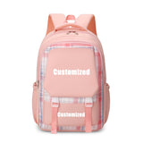 Customized Girl's Nylon School Backpack 17" Backpack Waterproof Multiple Pockets