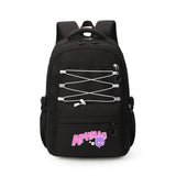Girls' Aphmau 17" Nylon School Backpack Fashion Waterproof Backpack with Multiple Pockets