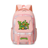 Ninja Turtle Girl's Nylon School Backpack 17" Backpack Waterproof Multiple Pockets