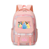 Princess Girl's Nylon School Backpack 17" Backpack Waterproof Multiple Pockets