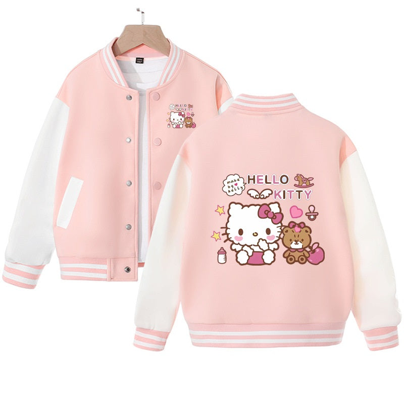Hello Kitty Toddler Girls Hello Kitty & Mimmy Bomber Jacket - Macy's