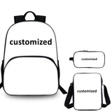 Customized 15" Backpack with Shoulder Bag and Pencil Case Kids' School Merch Ideal Gift