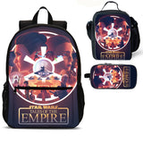 Star Wars Tales of the Empire 18 inches School Backpack Lunch Bag Pencil Case 3 Pieces Combo