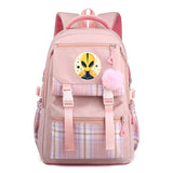 Alien 16" Nylon School Backpack for Girls Backpack with Multiple Pockets Gift for Kids