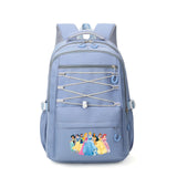Girls' Princess 17" Nylon School Backpack Fashion Waterproof Backpack with Multiple Pockets