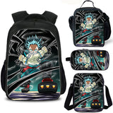 Dragon Ball Goku Kids School Backpack Lunch Bag Shoulder Bag Pencil Case 4PCS