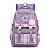 Dolphin Backpack Girl's Nylon School Backpack Waterproof Multiple Pockets Gift for Kids