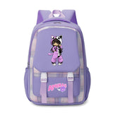 Aphmau Girl's Nylon School Backpack 17" Backpack Waterproof Multiple Pockets