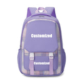 Customized Girl's Nylon School Backpack 17" Backpack Waterproof Multiple Pockets