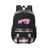 Girls' Aphmau 17" Nylon School Backpack Waterproof Backpack with Multiple Pockets