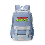 Girls' Ninja Turtle 17" Nylon School Backpack Waterproof Backpack with Multiple Pockets