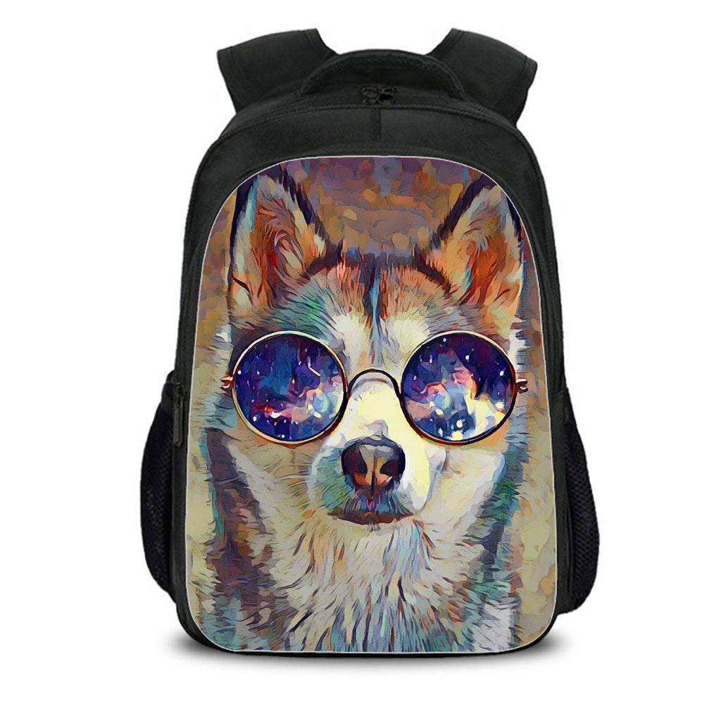 School Backpack Dog Husky, Bag Husky School