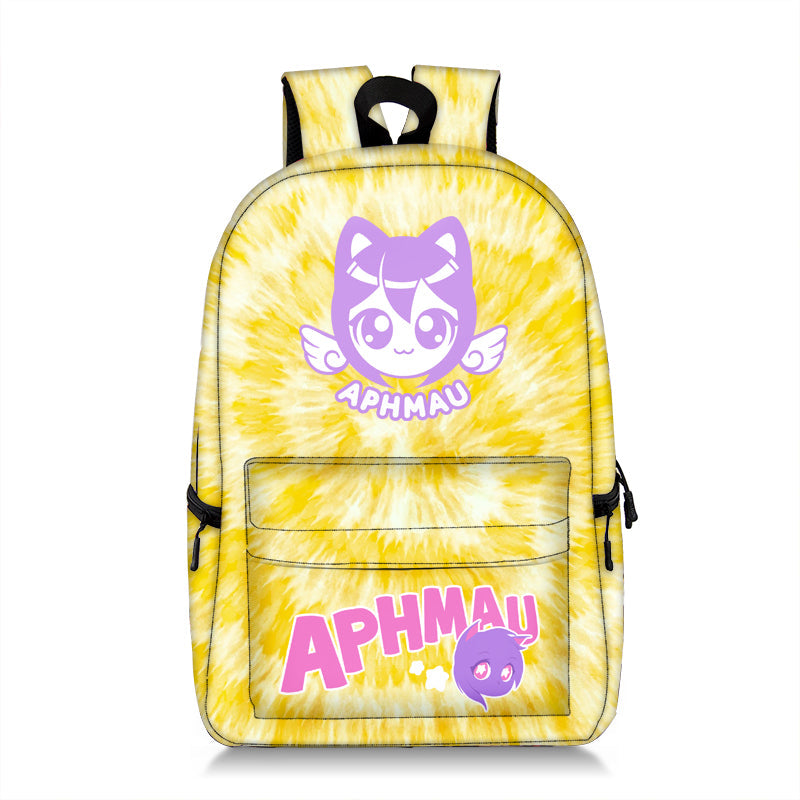 Girl's Aphmau Backpack Kids Aphmau All Over Print Large School Bag Ideal Present, Pink / No.5