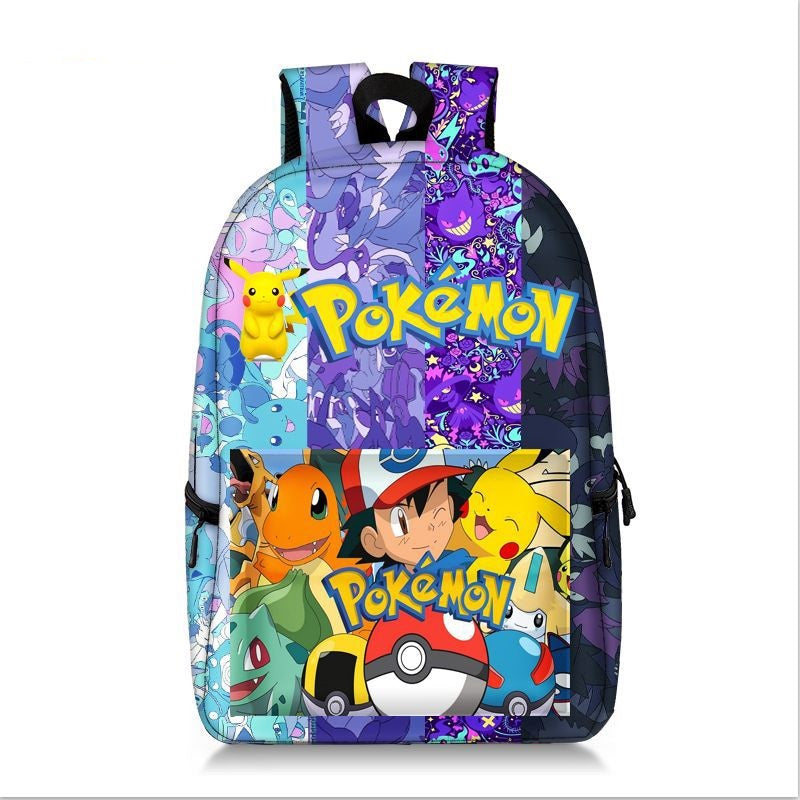 Psychic Type Pokemon Backpack Lunch Bag Pencil Case 3 Pieces Combo – ILYBAG